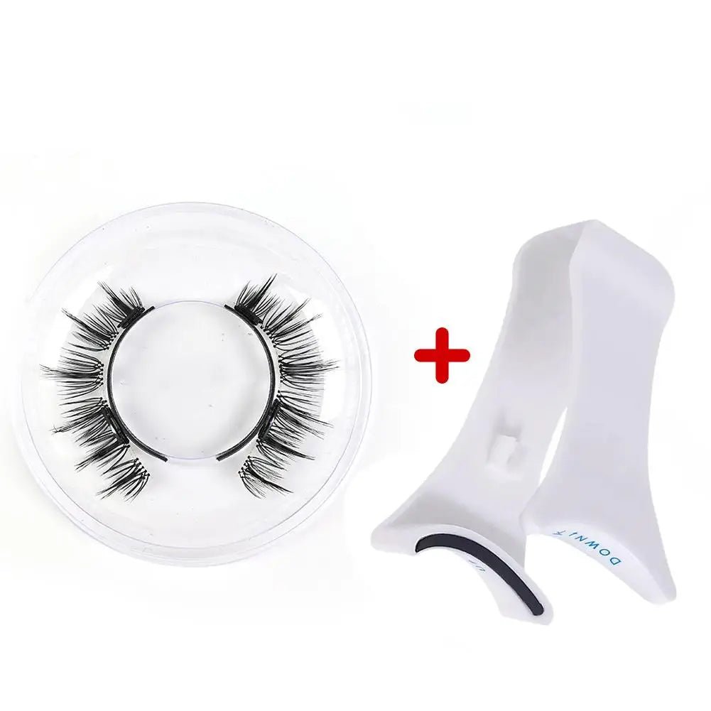 3D Magnetic Eyelashes Set - Natural Look, Reusable with Tweezers - Serene Glow Care