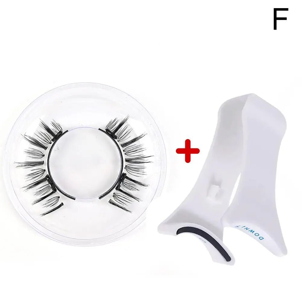 3D Magnetic Eyelashes Set - Natural Look, Reusable with Tweezers - Serene Glow Care