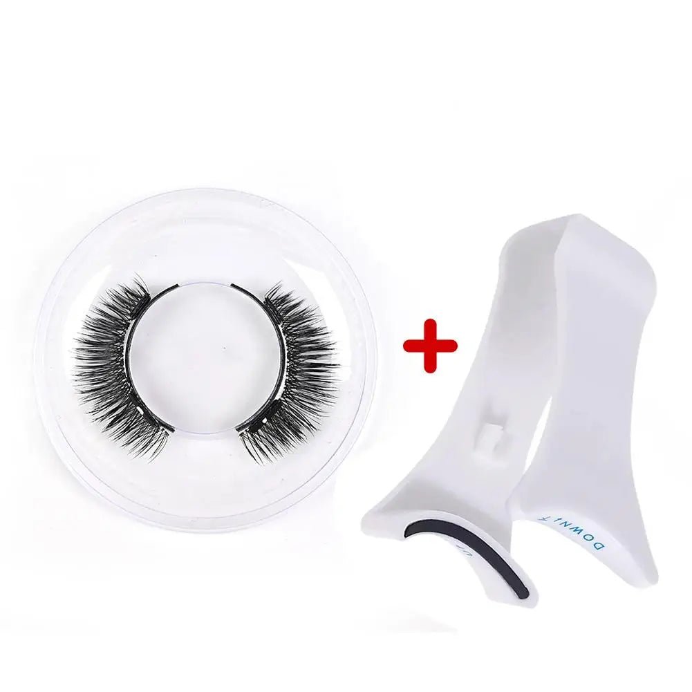 3D Magnetic Eyelashes Set - Natural Look, Reusable with Tweezers - Serene Glow Care