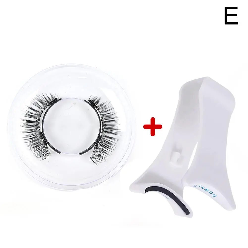 3D Magnetic Eyelashes Set - Natural Look, Reusable with Tweezers - Serene Glow Care