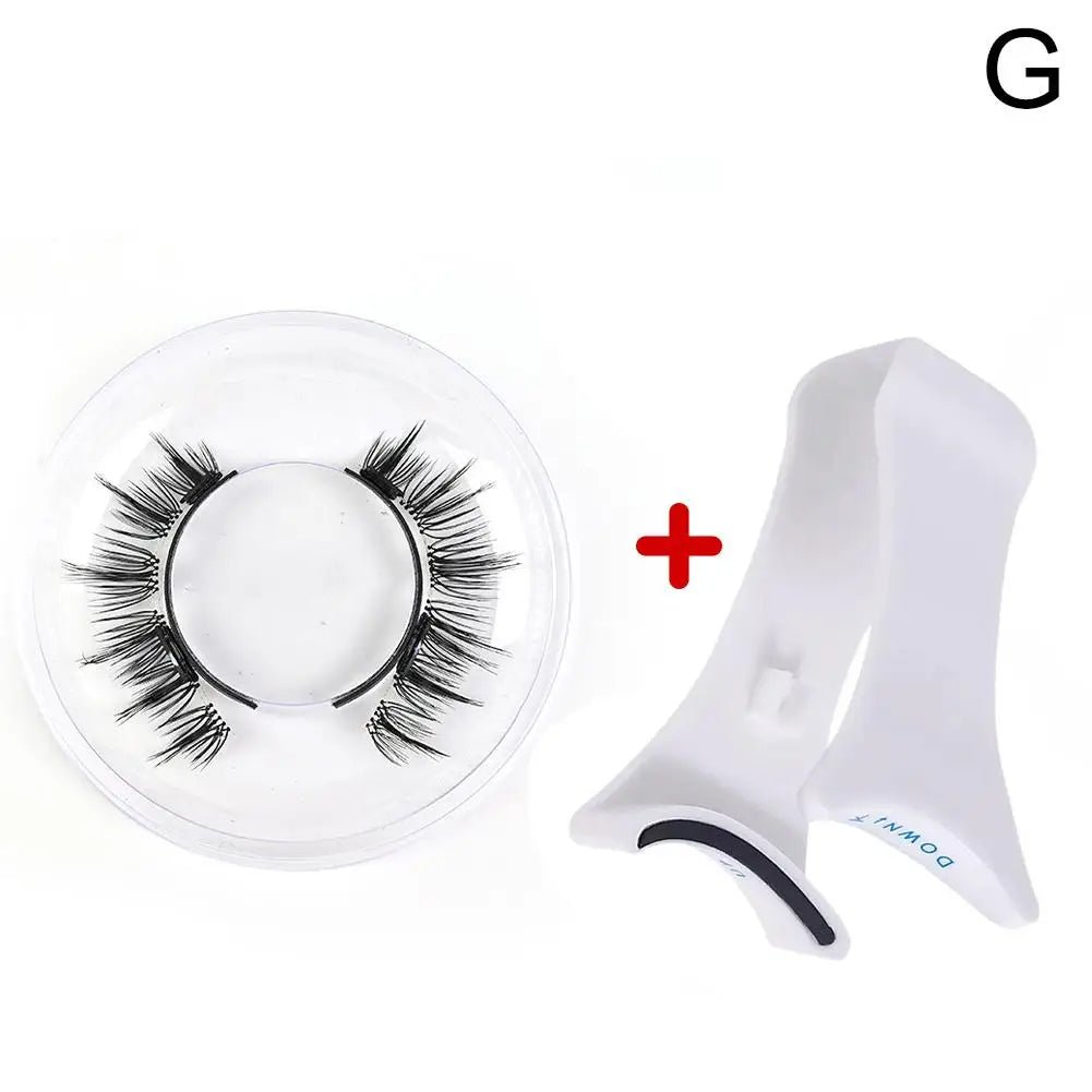 3D Magnetic Eyelashes Set - Natural Look, Reusable with Tweezers - Serene Glow Care