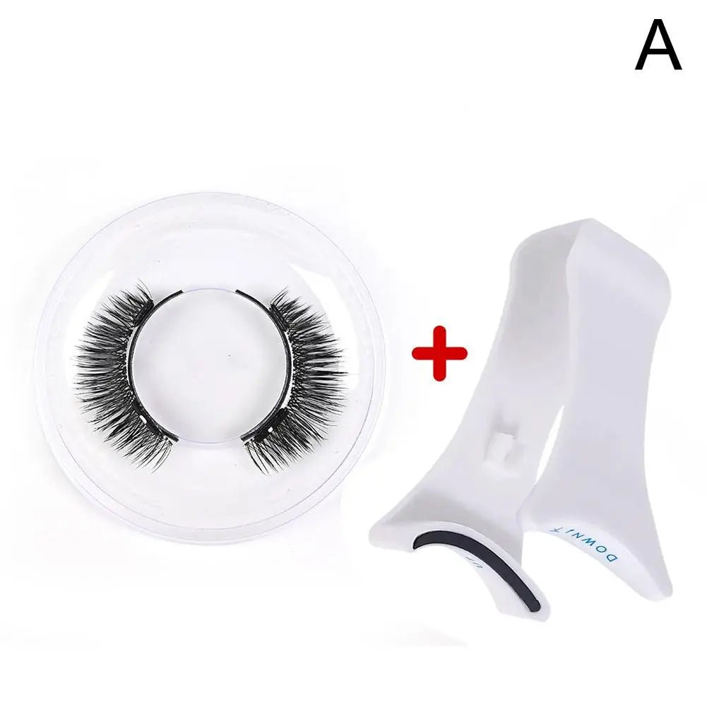 3D Magnetic Eyelashes Set - Natural Look, Reusable with Tweezers - Serene Glow Care