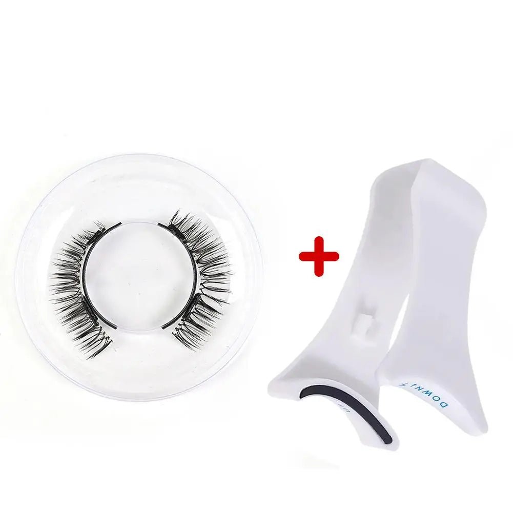 3D Magnetic Eyelashes Set - Natural Look, Reusable with Tweezers - Serene Glow Care