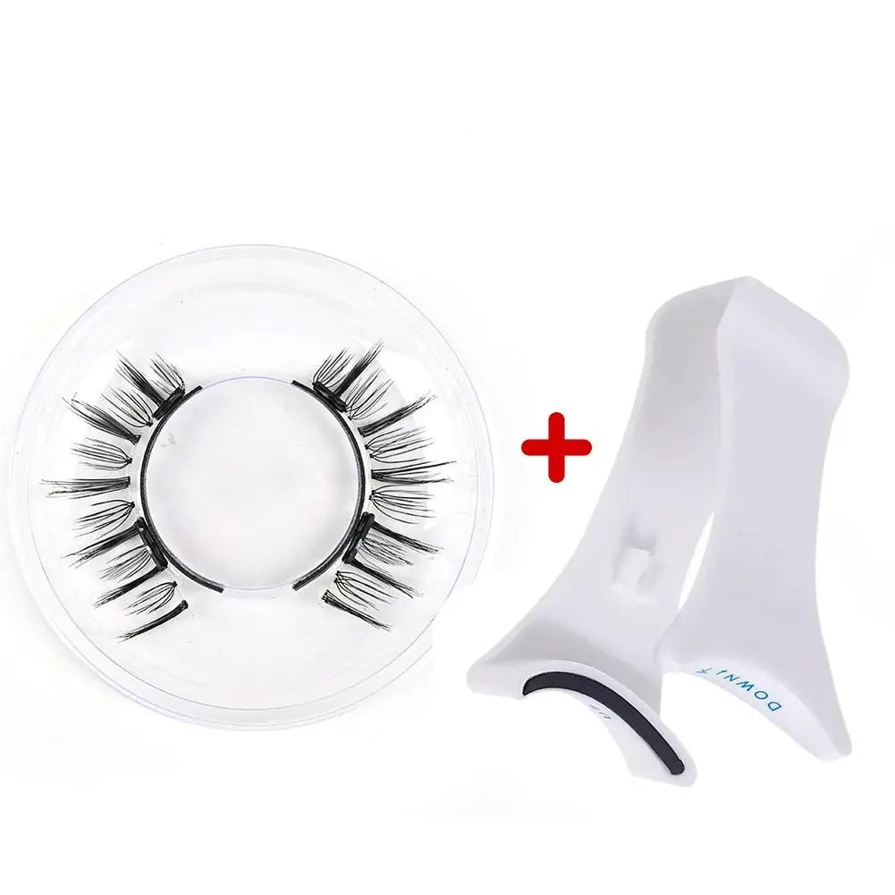 3D Magnetic Eyelashes Set - Natural Look, Reusable with Tweezers - Serene Glow Care