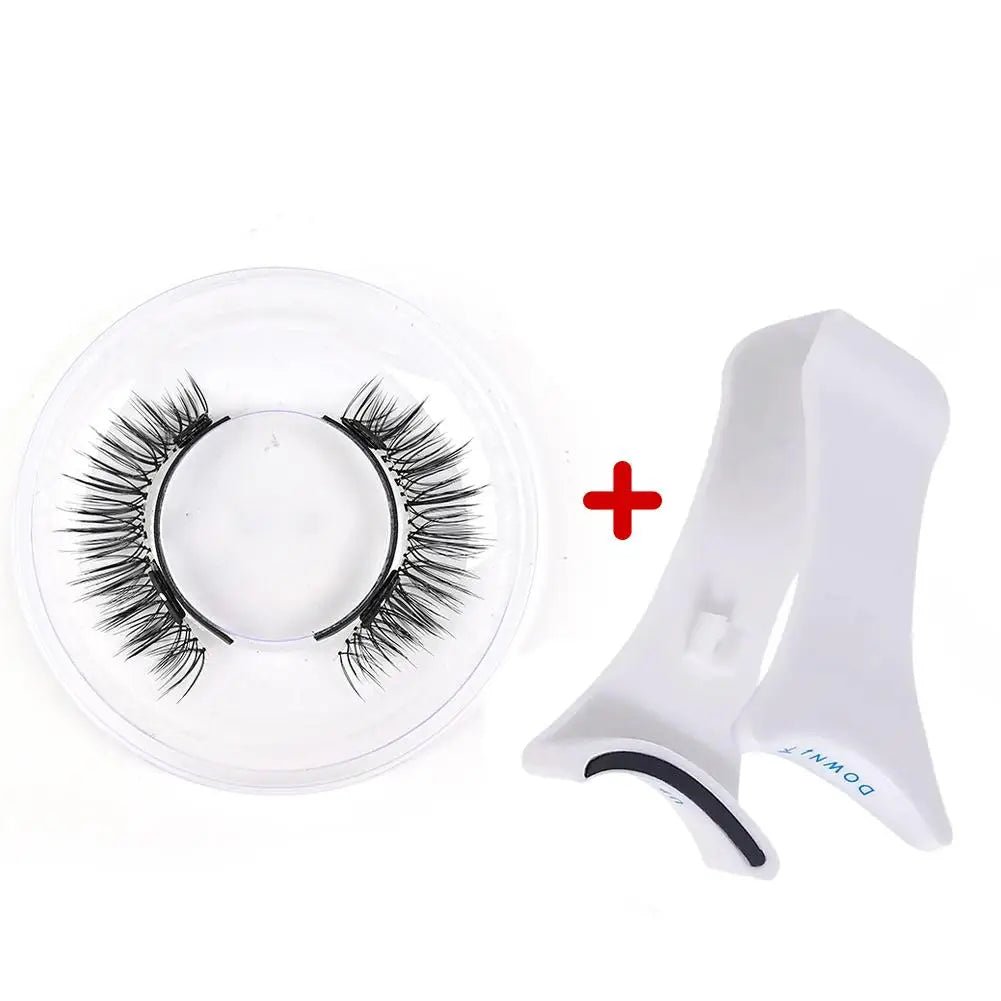 3D Magnetic Eyelashes Set - Natural Look, Reusable with Tweezers - Serene Glow Care