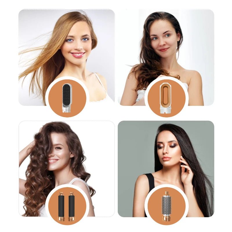 5 in 1 Hair Dryer Styling Brush: The Ultimate Hair Care Solution - Serene Glow Care