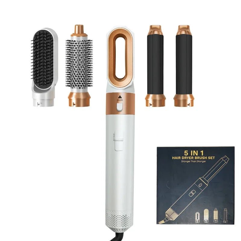 5 in 1 Hair Dryer Styling Brush: The Ultimate Hair Care Solution - Serene Glow Care