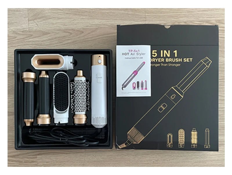 5 in 1 Hair Dryer Styling Brush: The Ultimate Hair Care Solution - Serene Glow Care