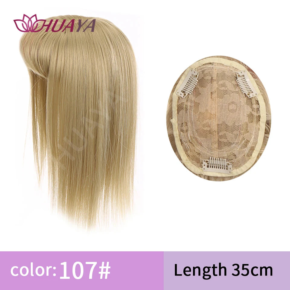 Sleek Long Straight Topper Wig: Instant Volume and Style - Serene Glow Care