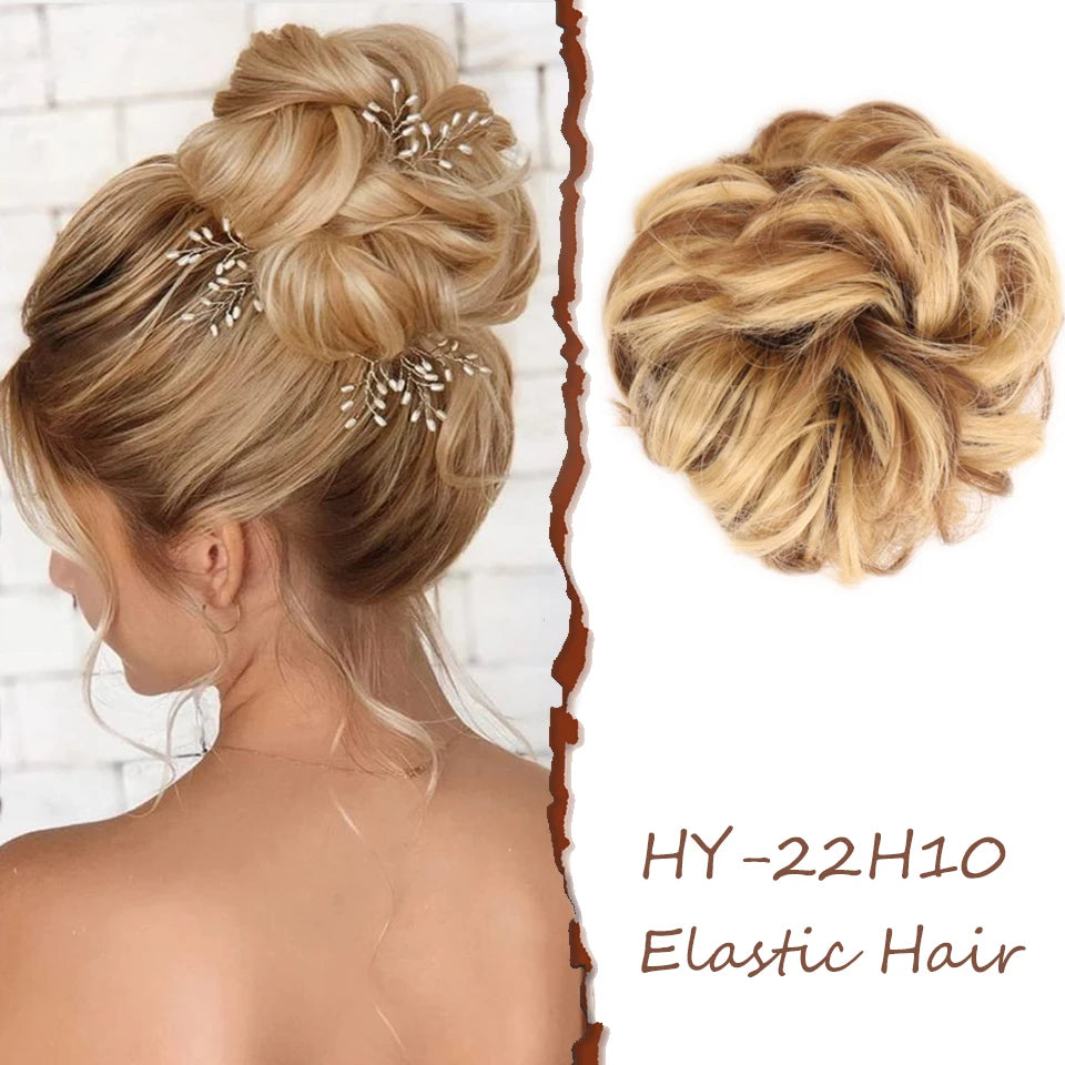 Lush Curly Chignon Hair Bun: Effortless Style in a Snap - Serene Glow Care