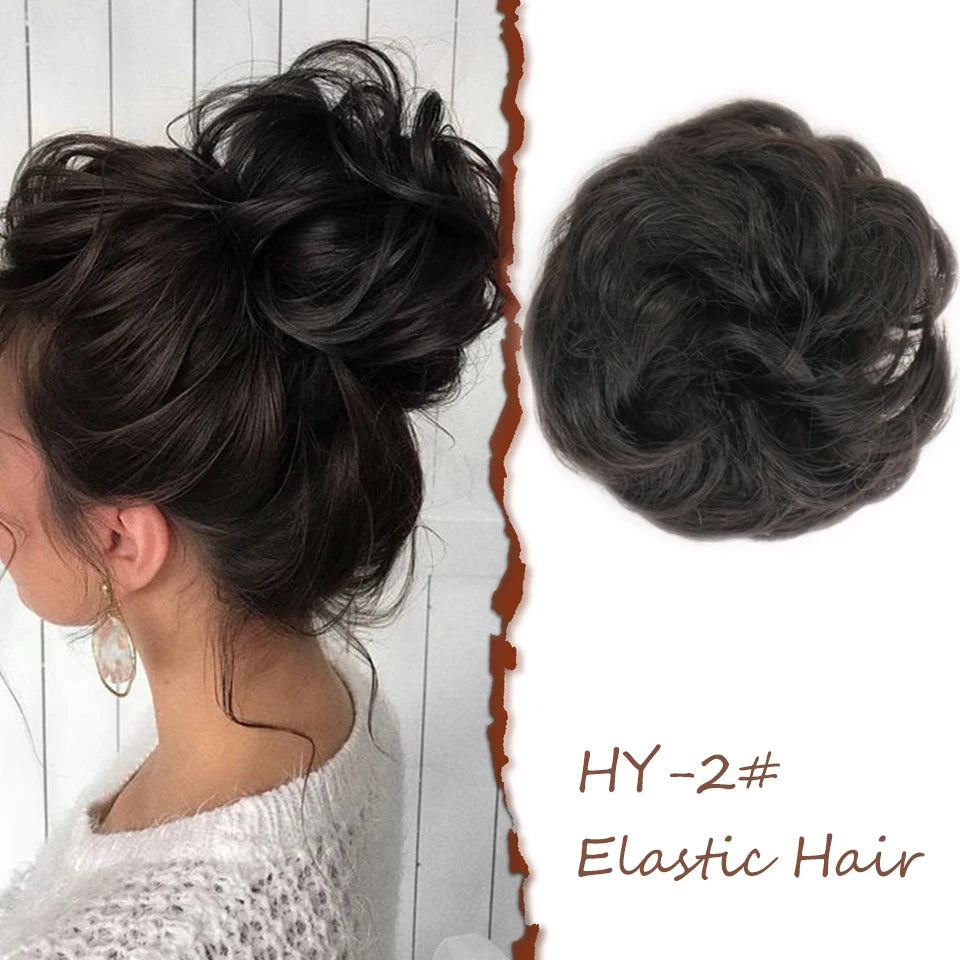 Lush Curly Chignon Hair Bun: Effortless Style in a Snap - Serene Glow Care