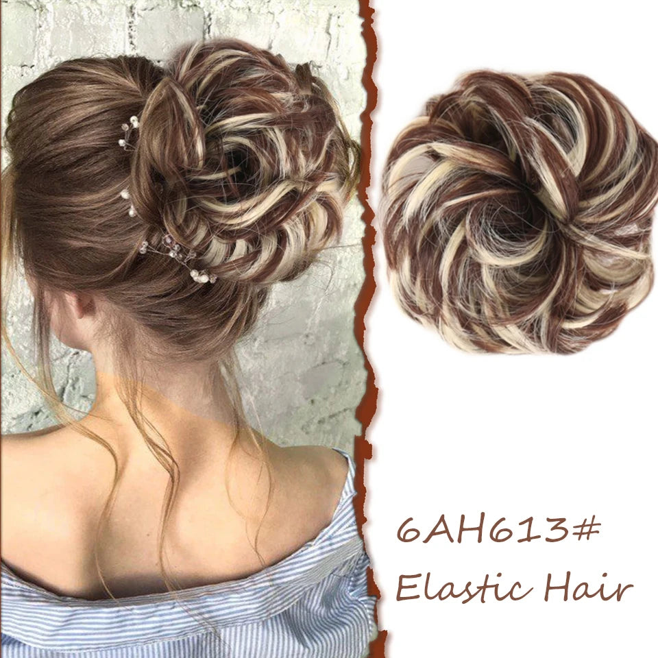 Lush Curly Chignon Hair Bun: Effortless Style in a Snap - Serene Glow Care