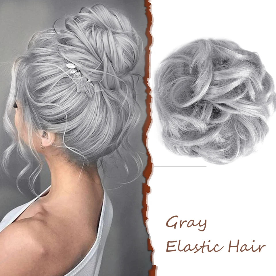 Lush Curly Chignon Hair Bun: Effortless Style in a Snap - Serene Glow Care