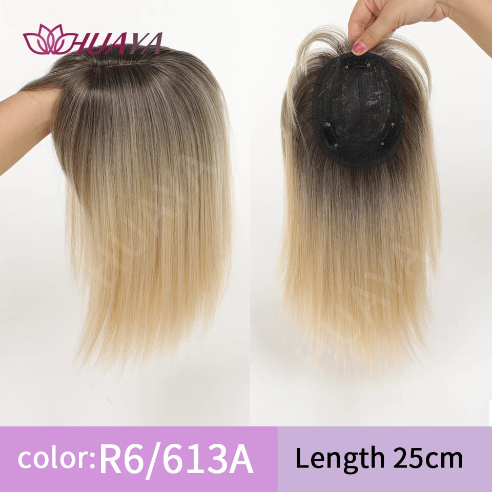 Sleek Long Straight Topper Wig: Instant Volume and Style - Serene Glow Care