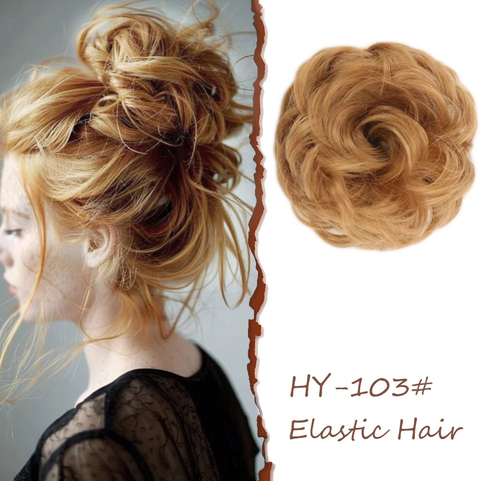 Lush Curly Chignon Hair Bun: Effortless Style in a Snap - Serene Glow Care