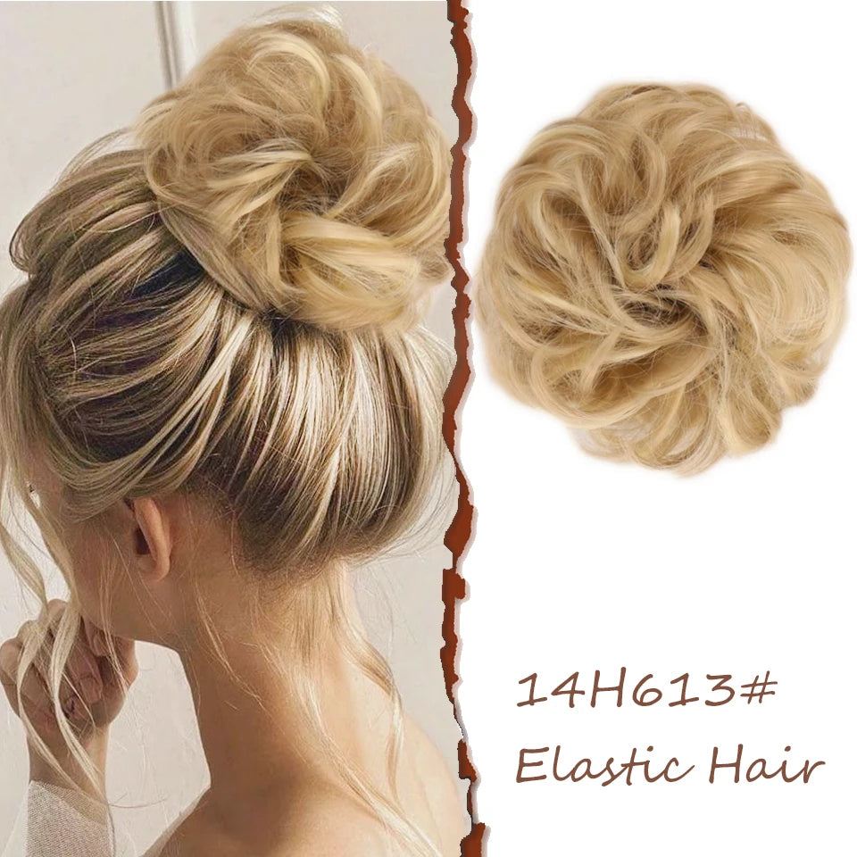 Lush Curly Chignon Hair Bun: Effortless Style in a Snap - Serene Glow Care