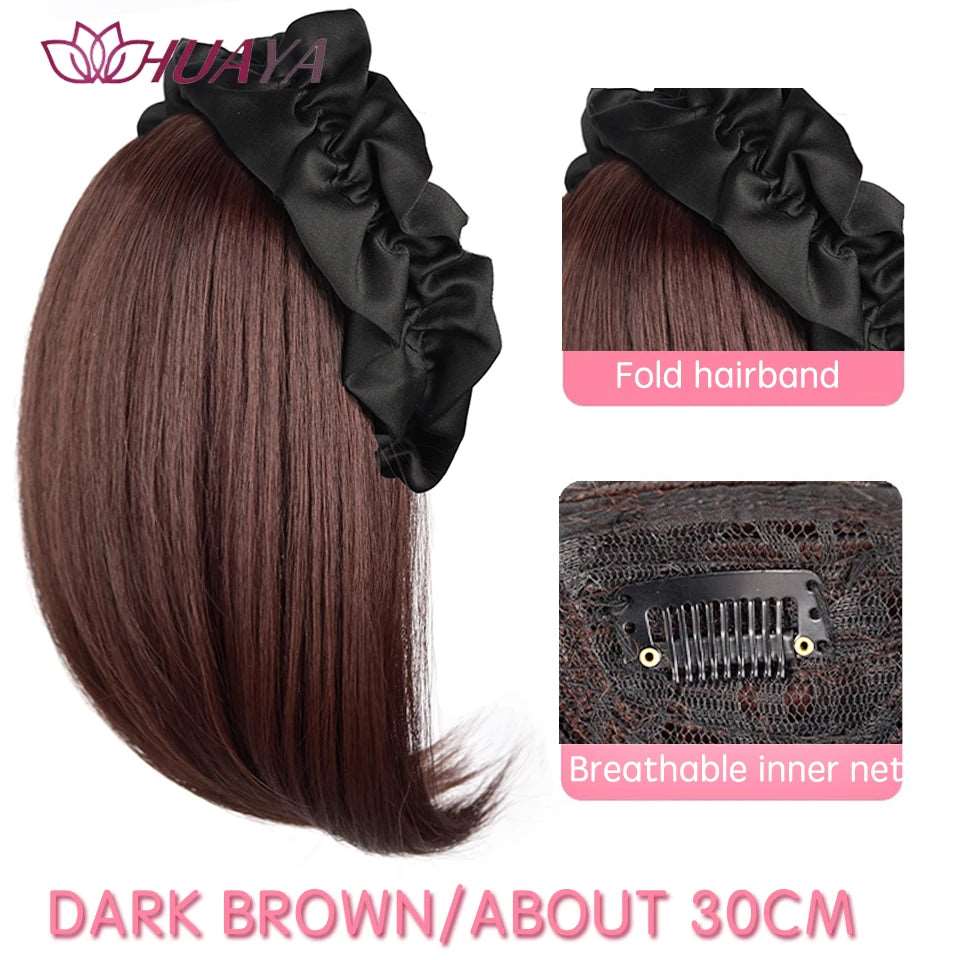 Chic Headband Wig - Effortless Style and Coverage in Minutes - Serene Glow Care