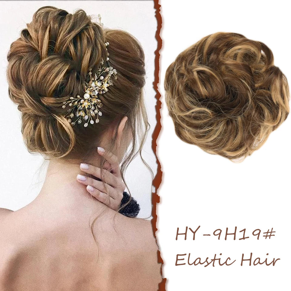 Lush Curly Chignon Hair Bun: Effortless Style in a Snap - Serene Glow Care