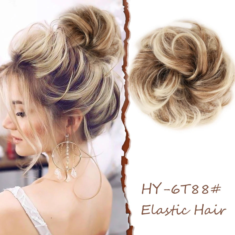 Lush Curly Chignon Hair Bun: Effortless Style in a Snap - Serene Glow Care