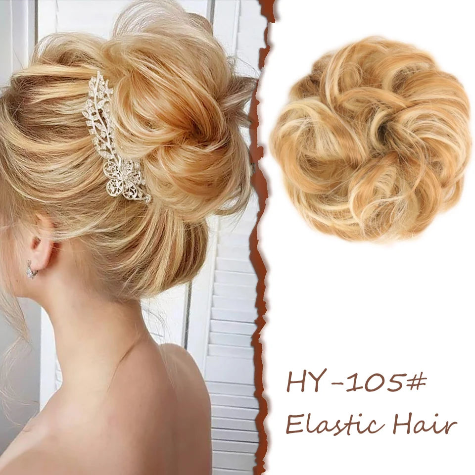 Lush Curly Chignon Hair Bun: Effortless Style in a Snap - Serene Glow Care