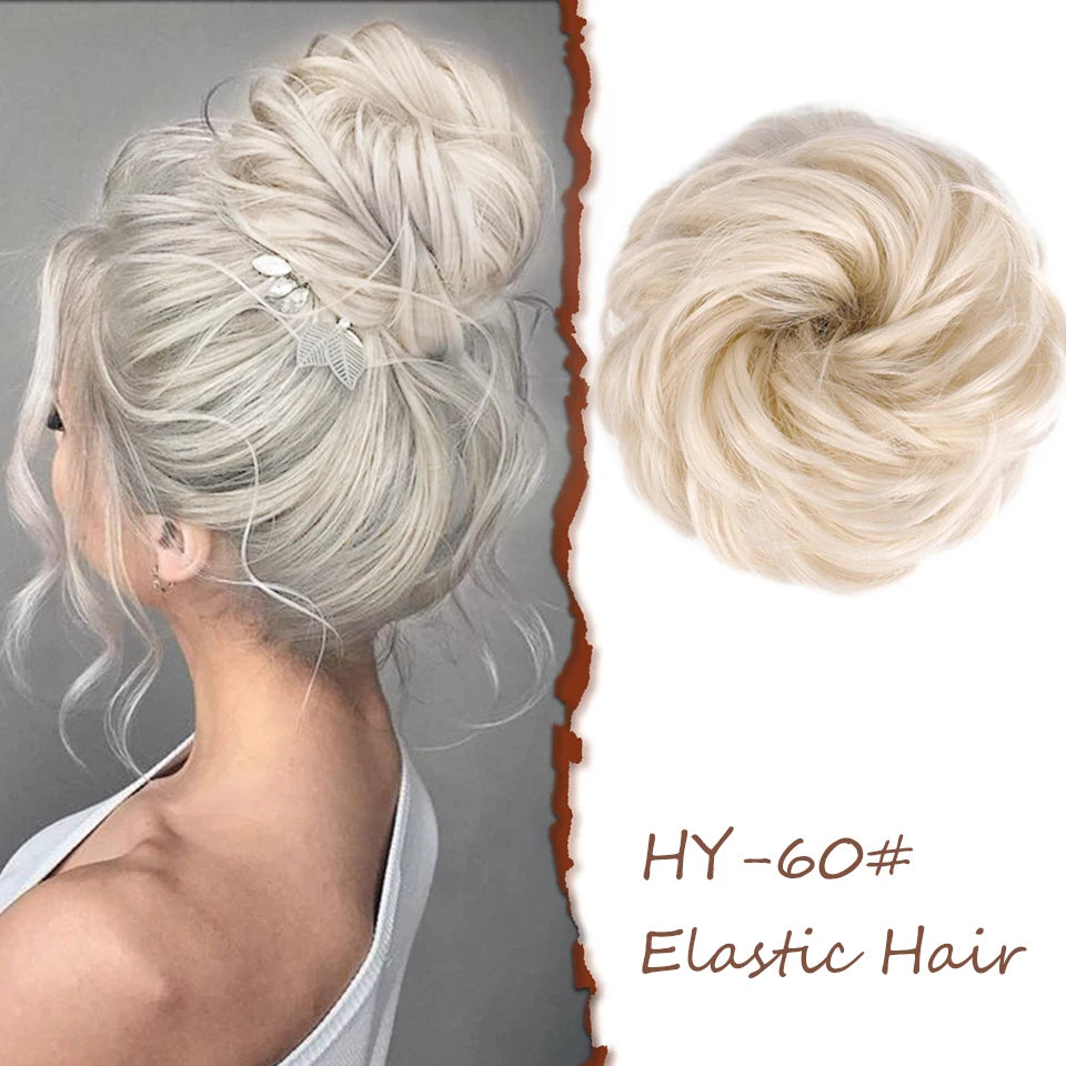 Lush Curly Chignon Hair Bun: Effortless Style in a Snap - Serene Glow Care