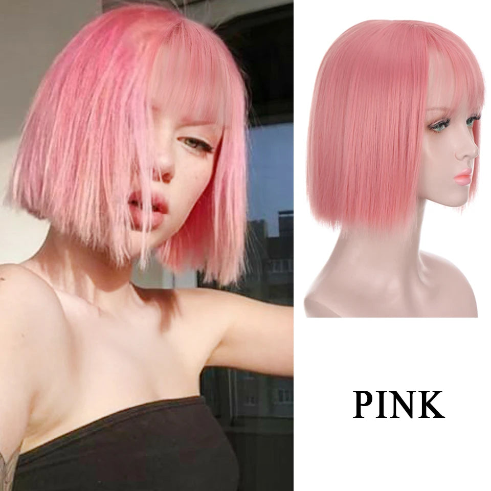 Chic Pink Bob Wig: Transform and Empower Your Style - Serene Glow Care