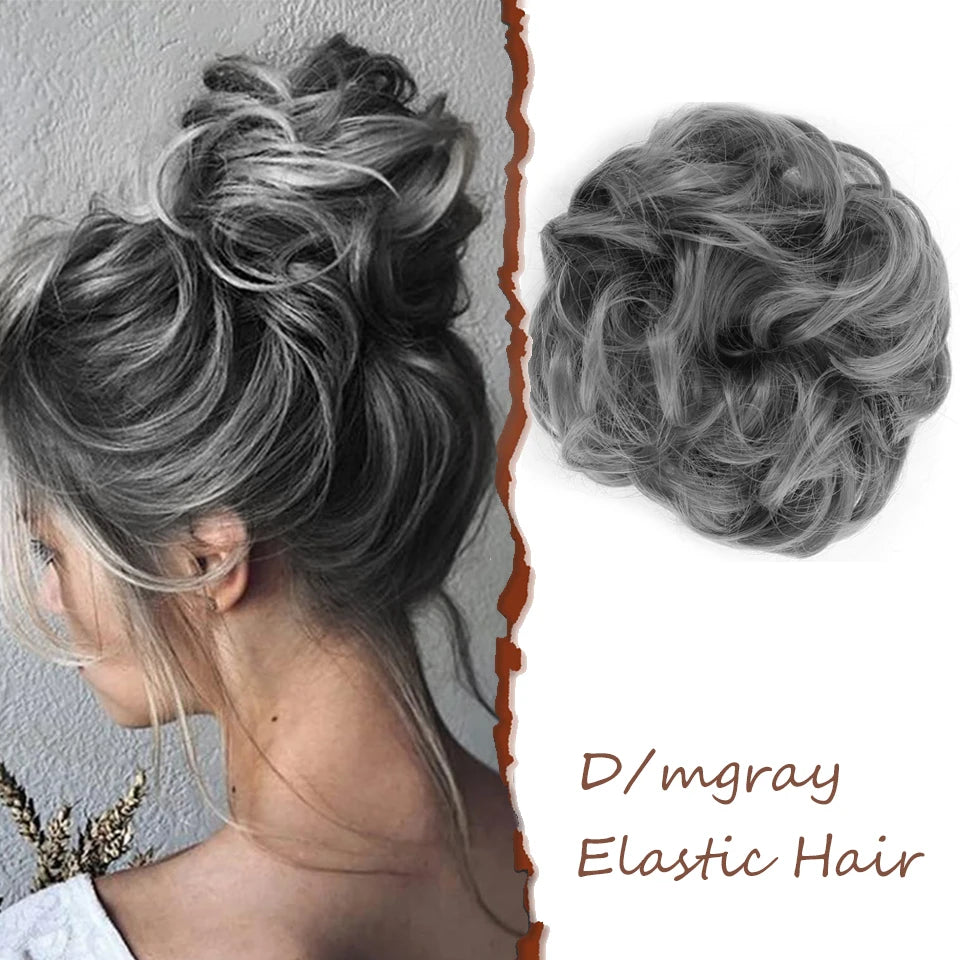 Lush Curly Chignon Hair Bun: Effortless Style in a Snap - Serene Glow Care