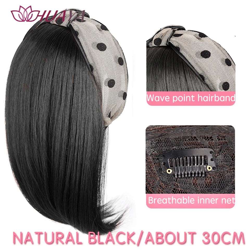 Chic Headband Wig - Effortless Style and Coverage in Minutes - Serene Glow Care