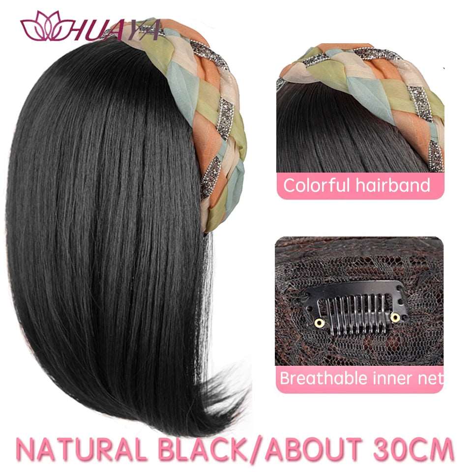 Chic Headband Wig - Effortless Style and Coverage in Minutes - Serene Glow Care