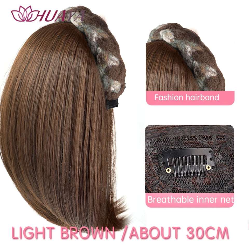 Chic Headband Wig - Effortless Style and Coverage in Minutes - Serene Glow Care