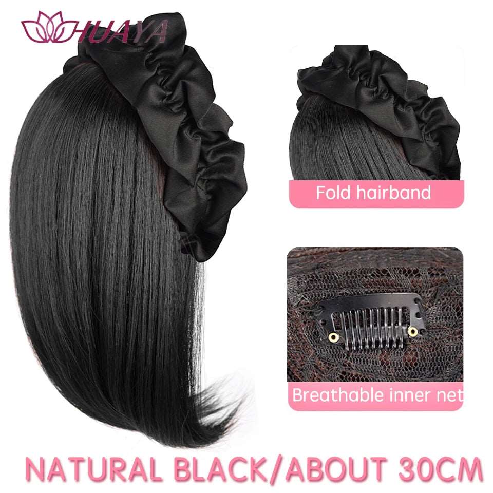 Chic Headband Wig - Effortless Style and Coverage in Minutes - Serene Glow Care