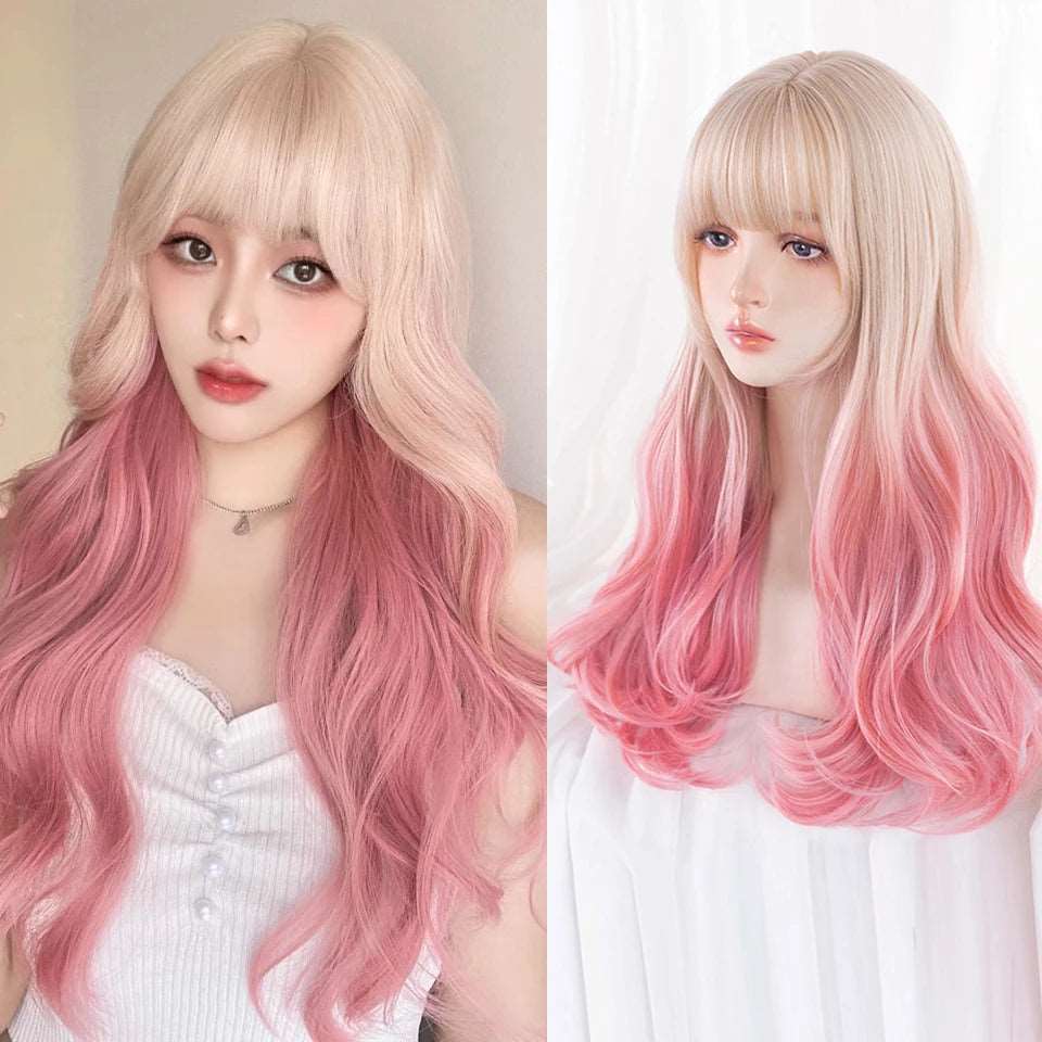 Elegant Long White Wig: Transform Your Look with Style and Ease - Serene Glow Care