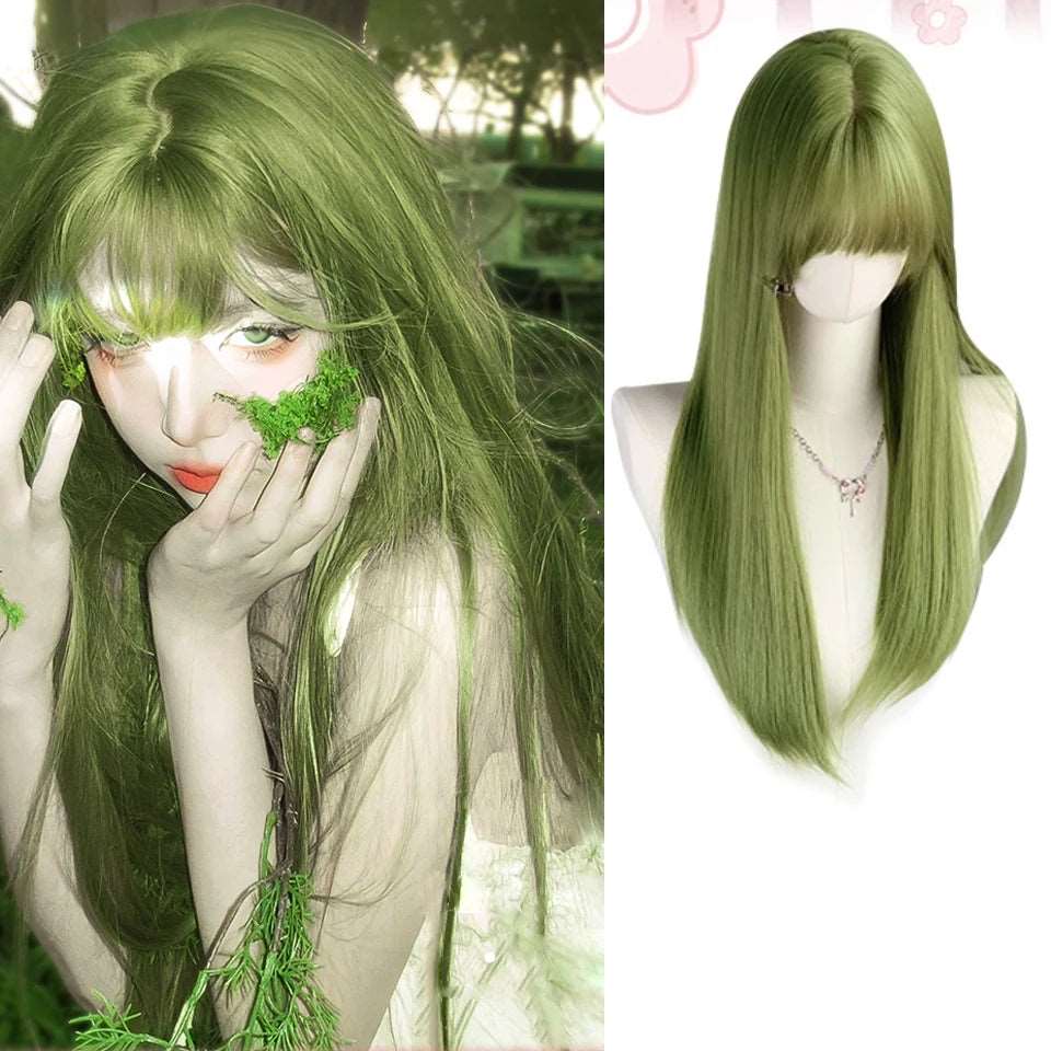 Elegant Long White Wig: Transform Your Look with Style and Ease - Serene Glow Care