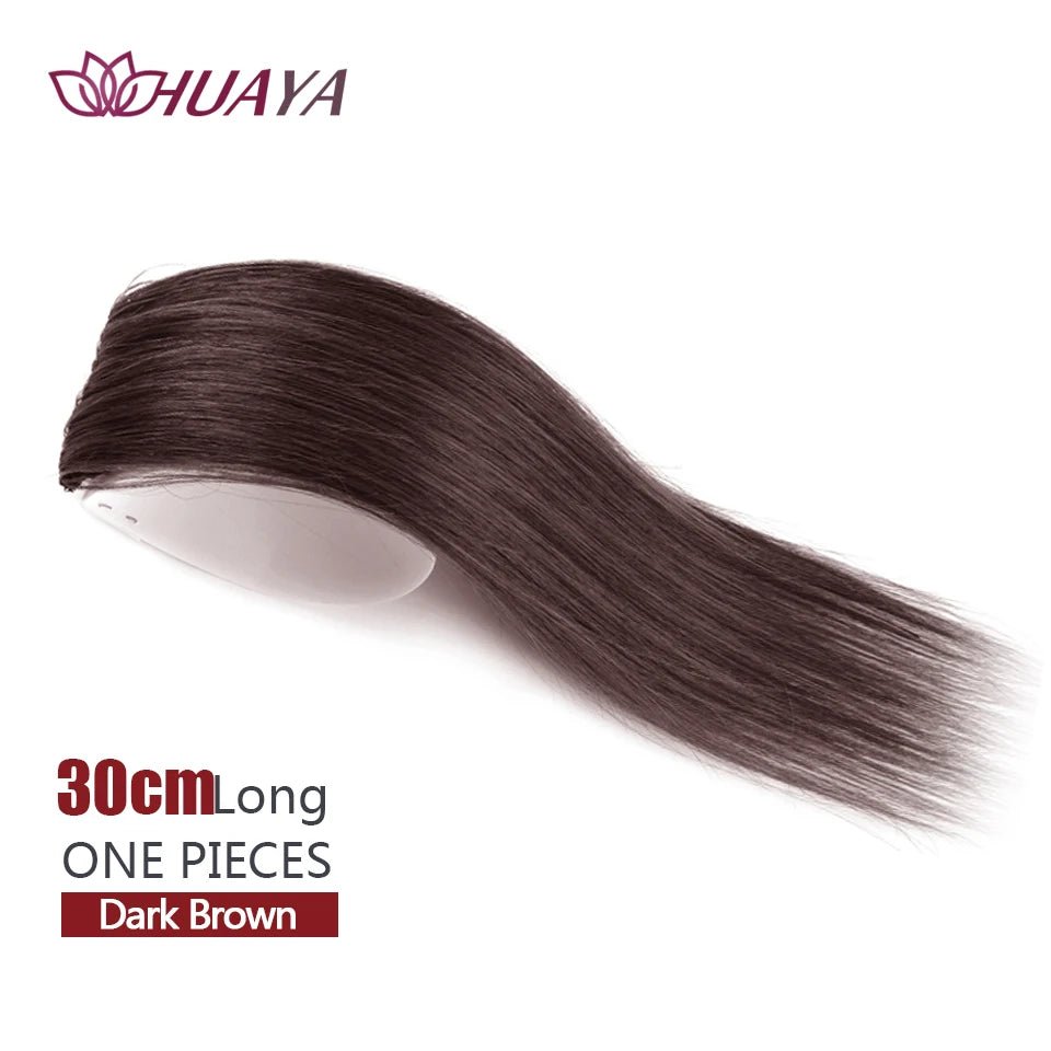 Sleek Straight Pad Hair Piece: Instant Volume and Invisible Blend - Serene Glow Care