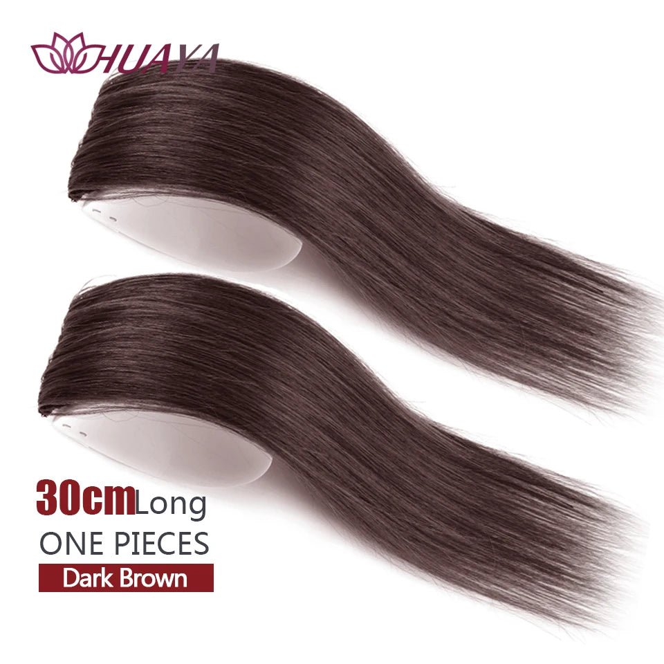 Sleek Straight Pad Hair Piece: Instant Volume and Invisible Blend - Serene Glow Care