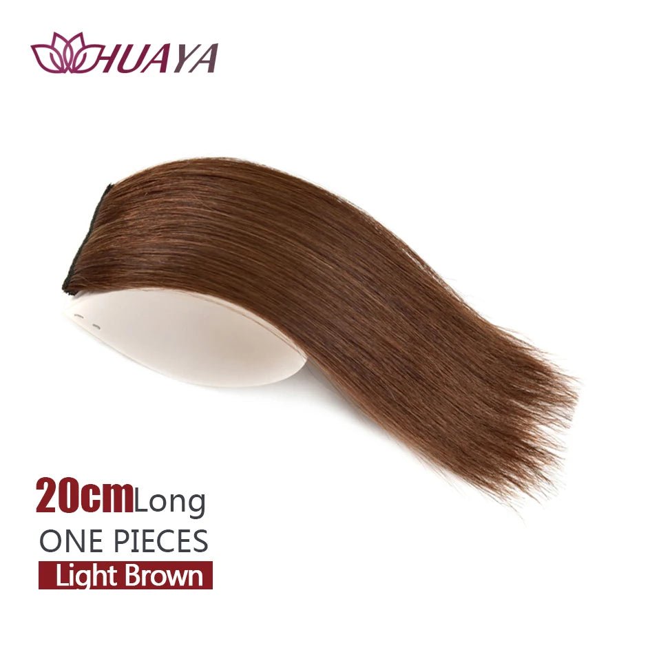 Sleek Straight Pad Hair Piece: Instant Volume and Invisible Blend - Serene Glow Care