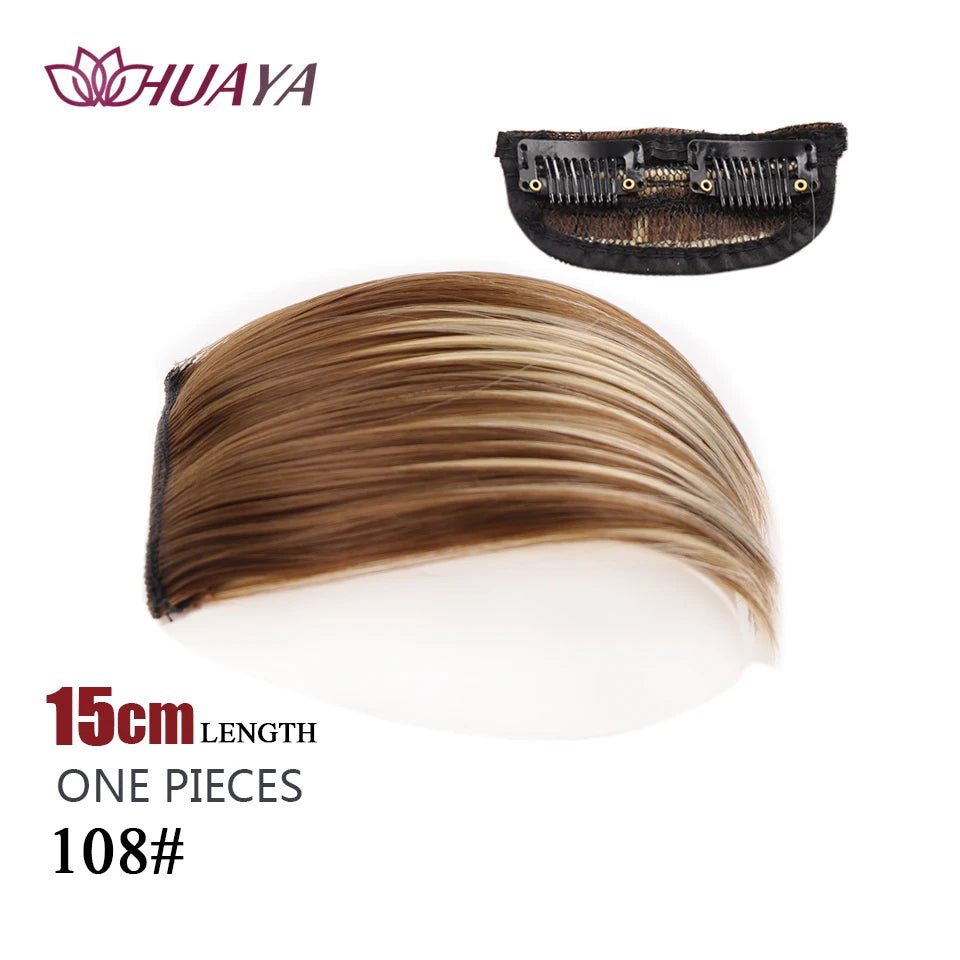 Straight Hair fluffy pad high hair pieces Natural Invisible Hair Pads Clip Wigs for Women Two Sides Thickened hair volume - Serene Glow Care